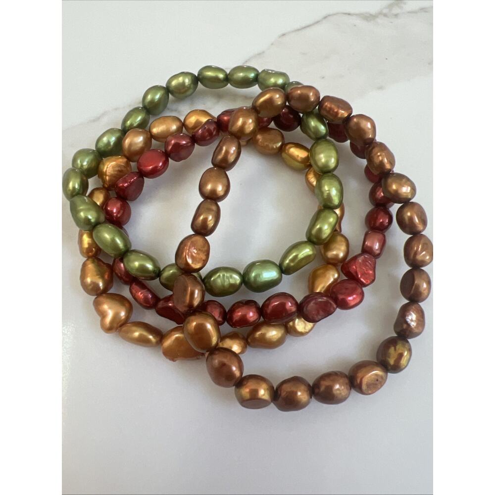 Honora Collection Freshwater Pearl Bracelets Multicolor Set Of 4 Bracelets